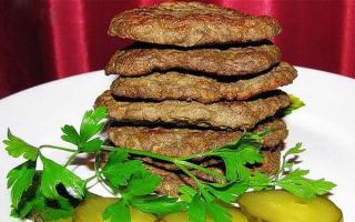 Печеночные оладьи из говяжьей печени: рецепт приготовления Как делать оладьи из печени говяжьей