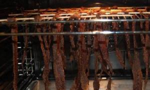 Вяленое мясо в домашних условиях: классический рецепт и деликатесные фантазии Как сделать вяленое мясо в желудке